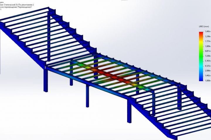 КМ + прочностные расчёты (Solidworks) + расчёт материалов - 1568298