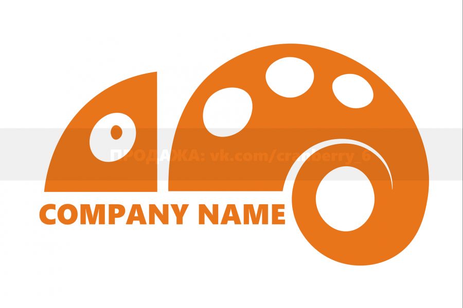 Продаю: Готовый логотип "хамелеон-палитра" -   товар id:5315