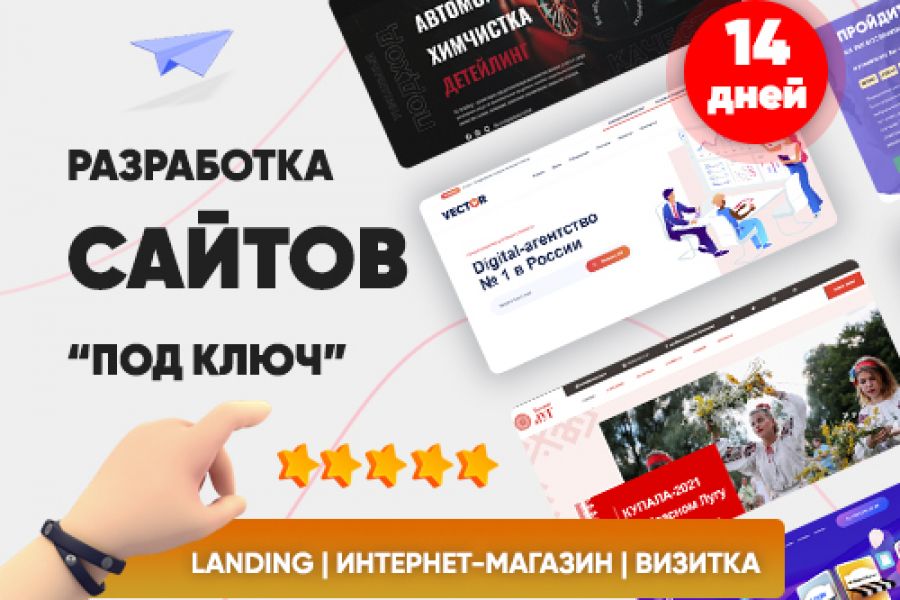 Разработка умных сайтов 28 500 руб. за 14 дней.. Андрей and Виктория - SEO / Директ/CRM