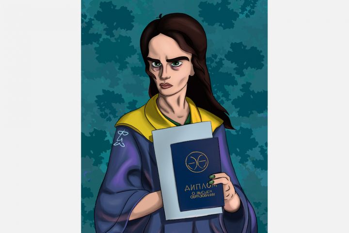 Цифровой рисунок по пояс - 1586317