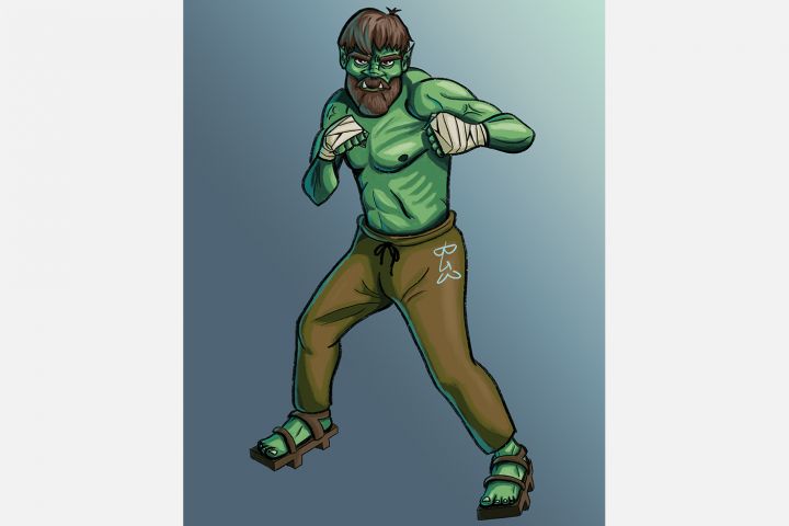 Цифровой рисунок во весь рост - 1586319