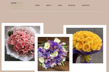 Сайт цветочного магазина