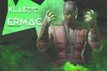 арт ермак по игре Mortal Kombat