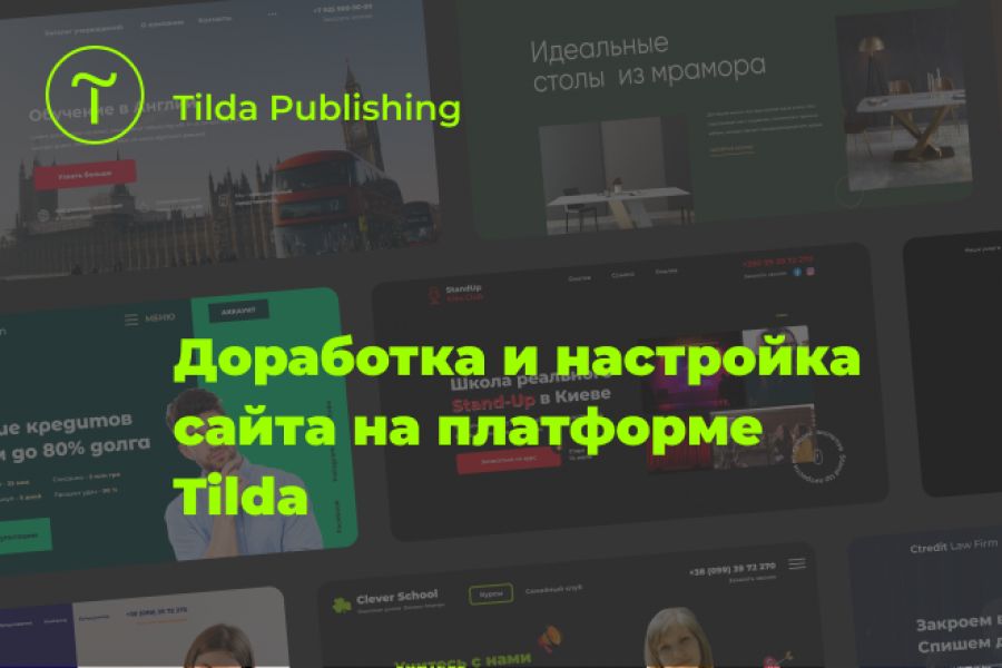 Доработка и настройка сайта на платформе Тильда - Tilda Zero block 600 руб.  за 1 день.. Илья Яцеленко