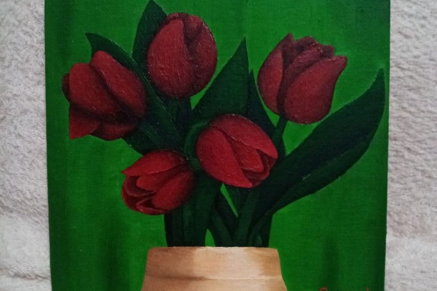 Продаю: картина тюльпаны -   товар id:6251