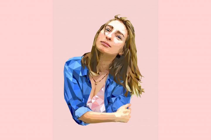 Цифровой портрет по фото. Вектор, необычный стиль - 1630823