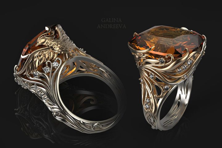 3D моделирование ювелирных изделий, дизайн, визуализация - 1636204