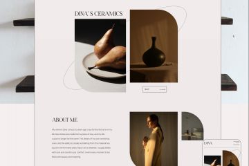 Дизайн интернет-магазина керамики
