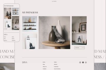 Дизайн интернет-магазина керамики