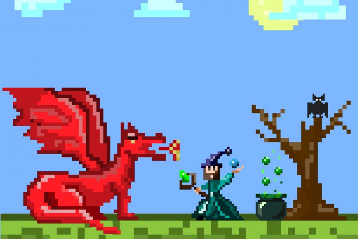 Рисую вектор в стиле пиксель-арт  (Pixel ART) - 1663563