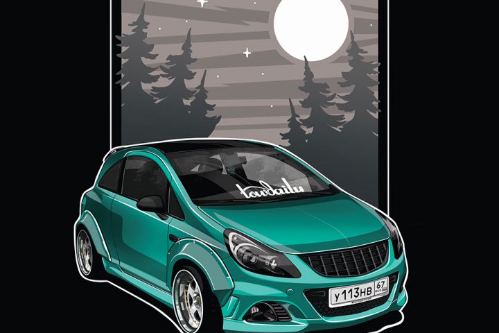 Иллюстрация с вашим автомобилем - 1677773