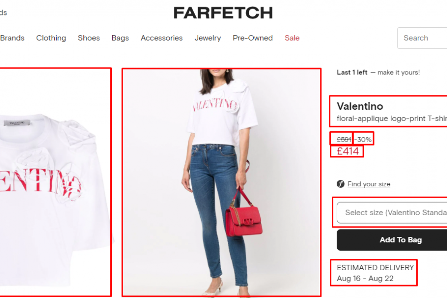 Парсер FARFETCH.COM 20 000 руб.  за 2 дня.. Пётр Парс