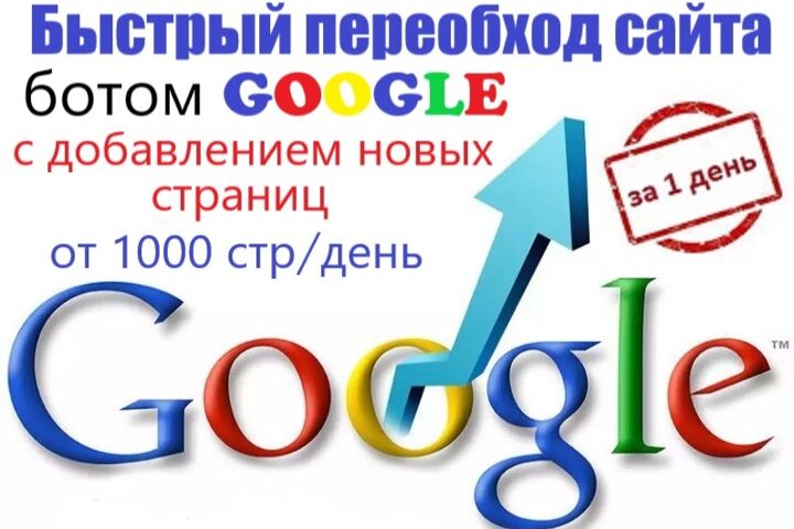 Ускоренная индексация сайта в Google 1000 стр/день
