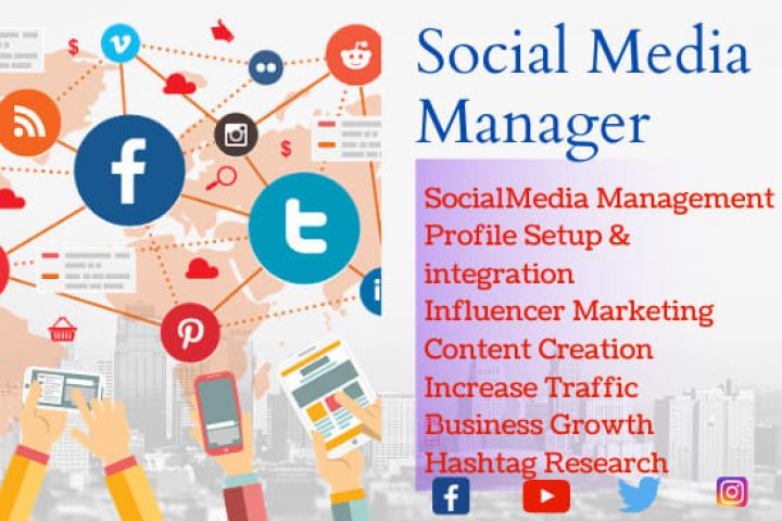 I will be your social media marketing manager - 1697600