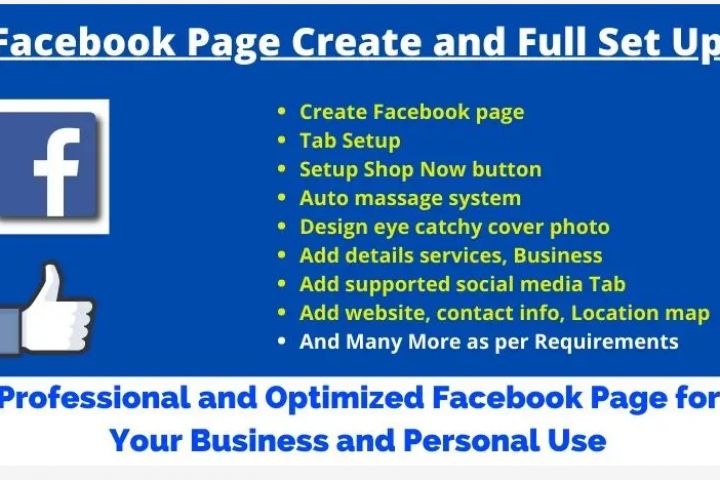 I will do Facebook Business Page Creation + Set-up Facebook-Shop - 1697751