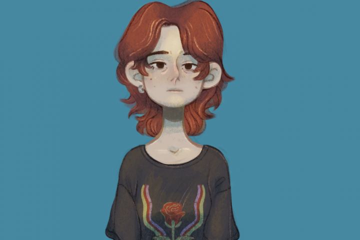 Иллюстрация одного персонажа без фона - 1702125