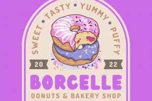 Modern Sweet Donuts and Bakery Shop Logo