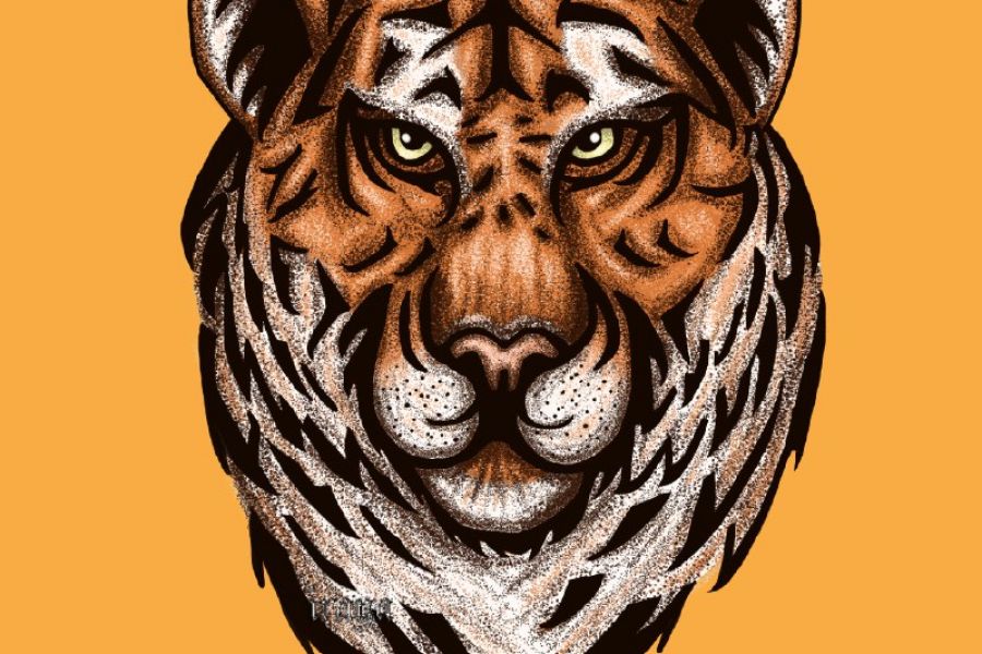 Продаю: Иллюстрация тигр -   товар id:7923