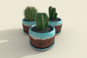 1cacti-set-3d-model-low-poly-obj-mtl-fbx-dae-gltf-glb