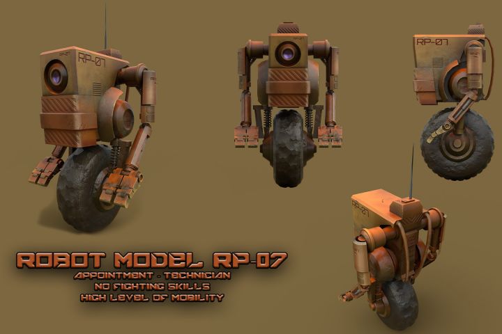 Low, Middle, High poly моделирование / Low, Middle, High poly modeling - 1744490