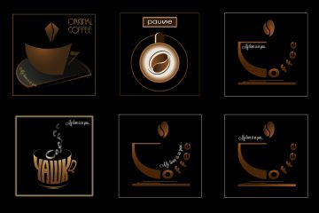 набор векторных изображений "Чашка кофе"