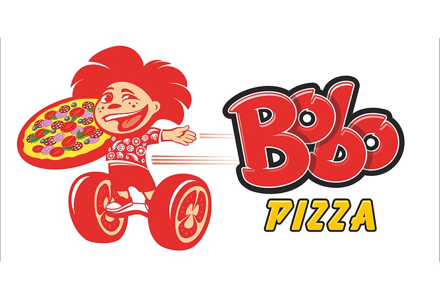 Продаю: Логотип, маскот  для доставки пиццы -   товар id:8134