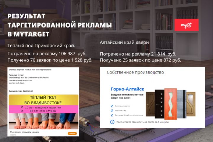 Таргетированная реклама в Mytarget - 1755948