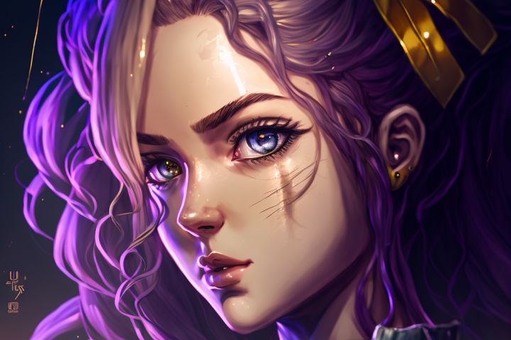 Персонаж по вашему описанию , в аниме стилистике или в жанре реализма. - 1765783