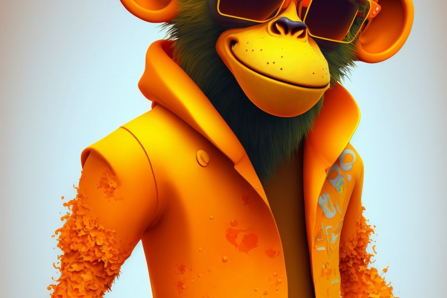Продаю: Обезьяний персонаж полный HD мультфильм 3d морковь айвоки желтые цвета обезьяна  -   товар id:8390