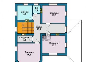 Чертеж простого дома,дня начинающих архитекторов