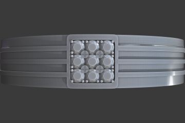 3D модель кольца для печати на 3д принтере