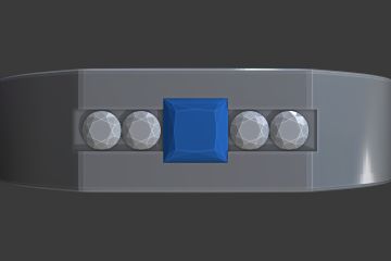 3D модель кольца для печати на 3д принтере