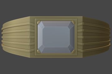 3D модель кольца для печати на 3д принтере