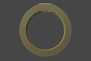 3D модель кольца для печати на 3д принтере