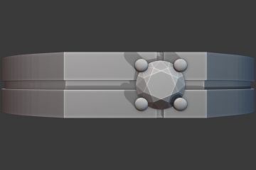 3D модель кольца для печати на 3д принтере