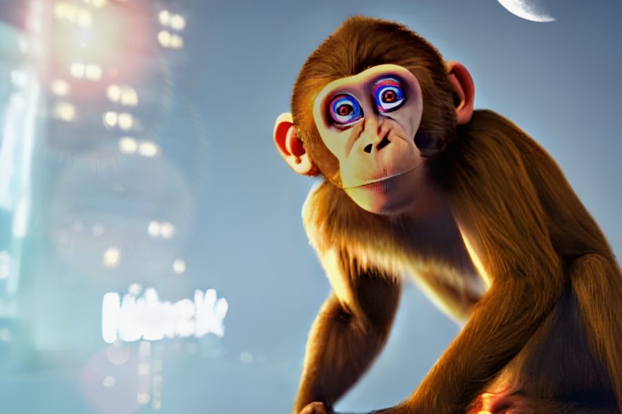 Продаю: NFT monkey ART -   товар id:8907