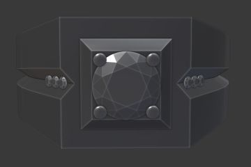 3D модель кольца для печати на 3д принтере