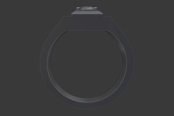 3D модель кольца для печати на 3д принтере