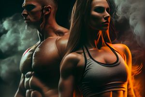 ASSTER_OVELIS_fitness_models_man_and_girl_train_together_in_the_