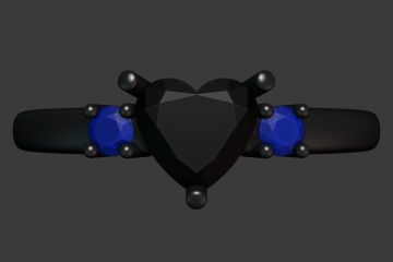 3D модель кольца для печати на 3д принтере