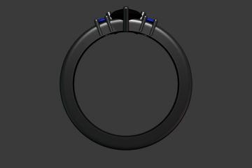 3D модель кольца для печати на 3д принтере