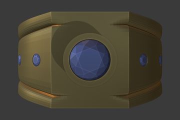 3D модель кольца для печати на 3д принтере