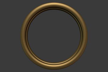 3D модель кольца для печати на 3д принтере