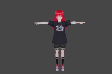 Сделаю 3D персонажа для игры в стиле аниме.