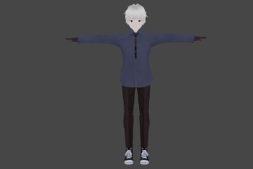 Сделаю 3D персонажа для игры в стиле аниме.