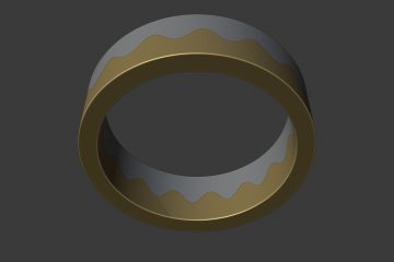 3D модель кольца для печати на 3д принтере