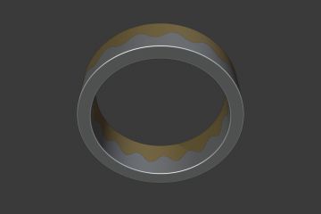 3D модель кольца для печати на 3д принтере