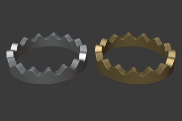 3D модель кольца для печати на 3д принтере