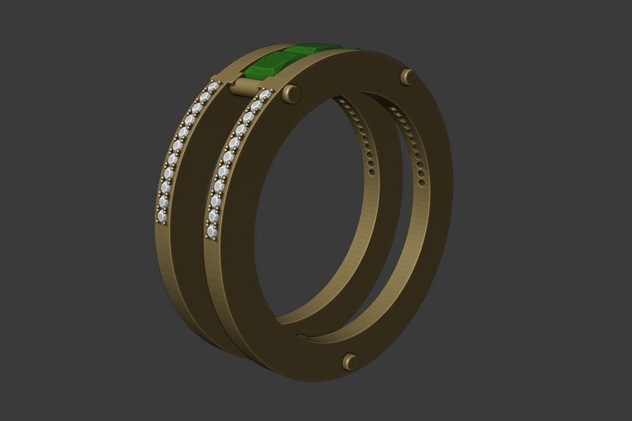 Продаю: 3D модель кольца для печати на 3д принтере -   товар id:9276