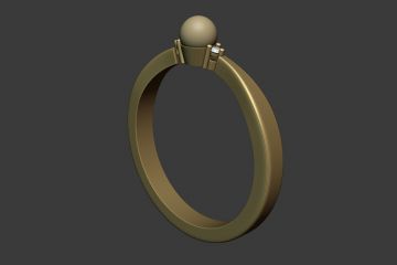 3D-модель кольца для печати на 3д принтере